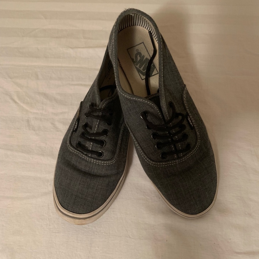 Vans sneakers shoes 8.5 dark blue/ grey